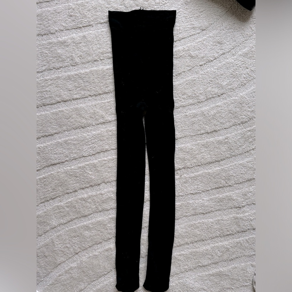 A New Day Black Opaque Tights Size XS/S